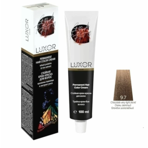 Luxor Professional Крем-краска 9.7 Очень светлый блондин шоколадный, 100 мл.
