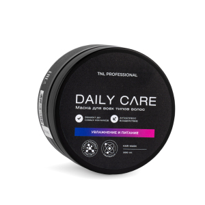 TNL Daily Care Маска для волос Увлажнение и питание с гиалуроновой кислотой, 200 мл.