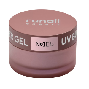 108/15 RuNail Expert Гель моделирующий УФ Builder, 15 гр.