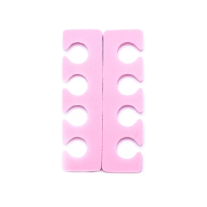 0807 RuNail Разделители для пальцев, розовые, 10 мм