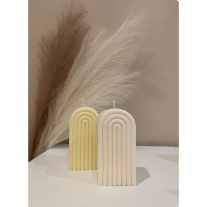 Свеча Радуга 16 см/10 см/4 см белый Свеча Радуга 16 см/10 см/4 см белый