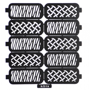 Трафарет для дизайна ногтей 6 плетение