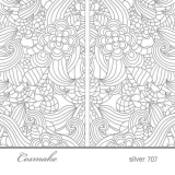 Слайдер Дизайн 707 фольг/серебро голография Букет цветов