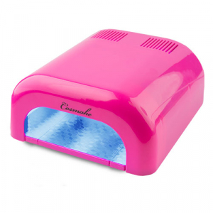 Cosmake Лампа УФ 36 Вт для геля розовая таймер 120-180 сек (UV-02)