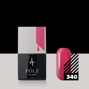Цветной гель-лак "POLE" №340 - розовое сияние (8 мл.)