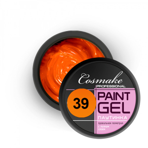 Cosmake Гель-краска Паутинка № 039 оранжевая 5 гр