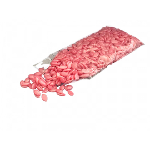 Воск горячий (пленочный) ITALWAX Top Line Розовый жемчуг гранулы, 100 гр.