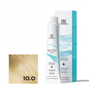 TNL 10.0 Крем-краска для волос Million Gloss, платиновый блонд, 100 мл.