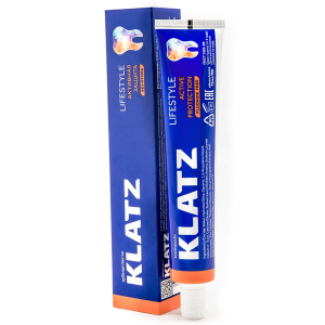 Klatz Зубная паста LIFESTYLE Активная защита без фтора, 75 мл