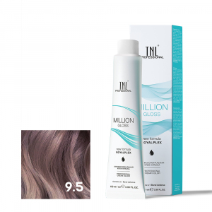 TNL 9.5 Крем-краска для волос Million Gloss, блонд махагоновый, 100 мл.