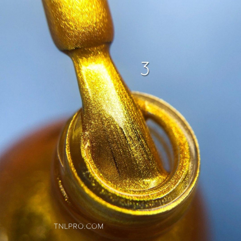 Лак для стемпинга TNL LUX №003 - сияющее золото