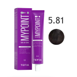 Mypoint Гель-краска 5.81 Светлый коричнево-пепельный брюнет, 60 мл.