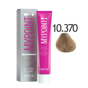 Mypoint Крем-краска 10.370 Экстра светлый золотисто-фиолетовый блонд для седых волос, 60 мл.