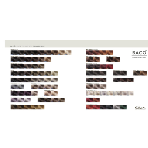 KAARAL BACO Крем-краска 6.01 натурально-пепельный темный блондин, 100 мл.