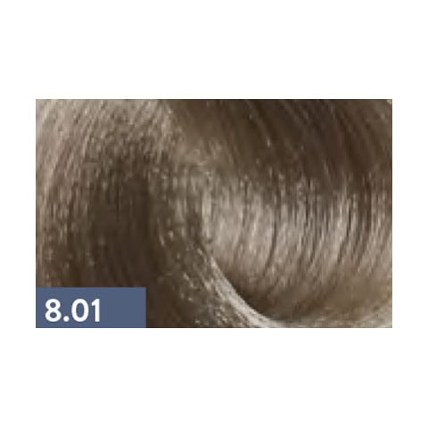 KAARAL BACO Крем-краска 8.01 светлый блондин натурально-пепельный, 100 мл.