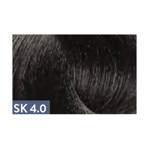 KAARAL BACO Крем-краска для седых волос 4.0 SK каштан, 100 мл.