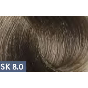 KAARAL BACO Крем-краска для седых волос 8.0 SK светлый блондин, 100 мл.
