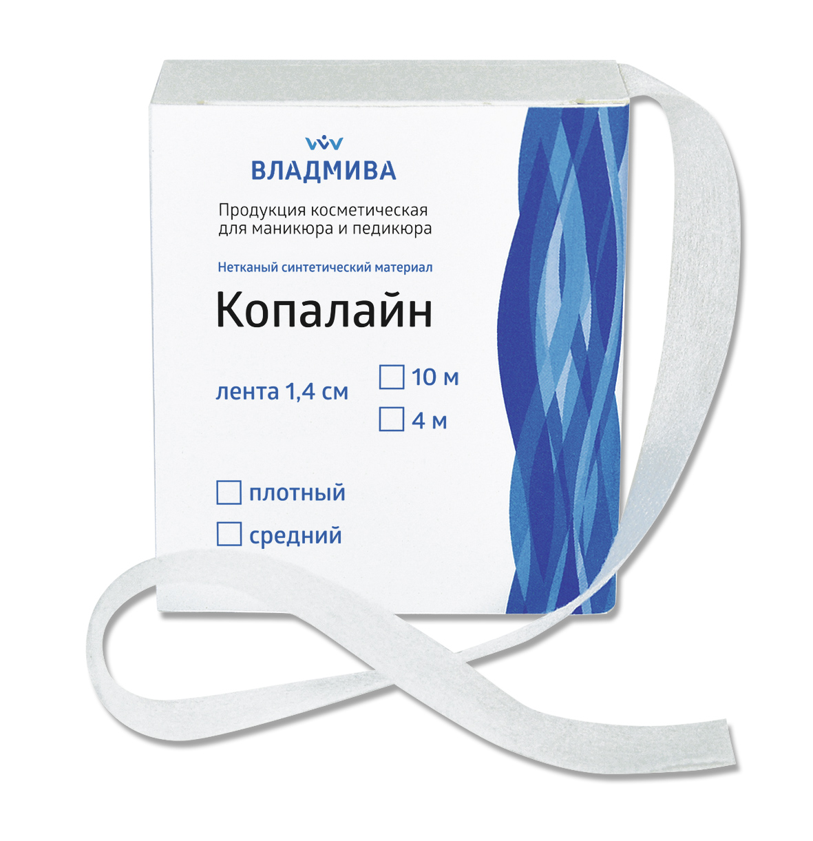 Копалайн Лента для восстановления ногтевой пластины, средний 1,4 см*10 м.