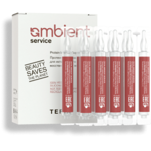 TEFIA AMB Service Протеиновая сыворотка для восстановления волос, 10 мл.*10 шт.