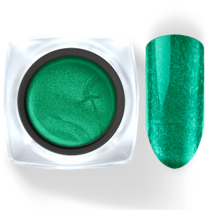 Cosmake Гель-краска Паутинка №105 Ярко-зеленая с блестками, 5 гр.