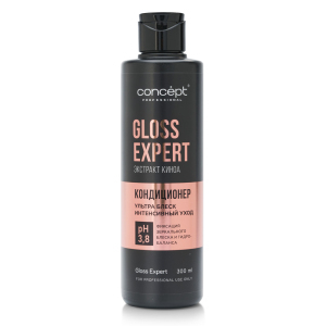 КОНЦЕПТ Кондиционер для восстановления и блеска волос Gloss Expert, 300 мл.