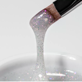 9872 RuNail Моделирующий светоотражающий УФ Builder гель MILK DIAMOND, 15 гр. 