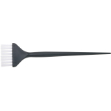 JPP048-1 black Кисть для окрашивания с белой щетиной узкая черная