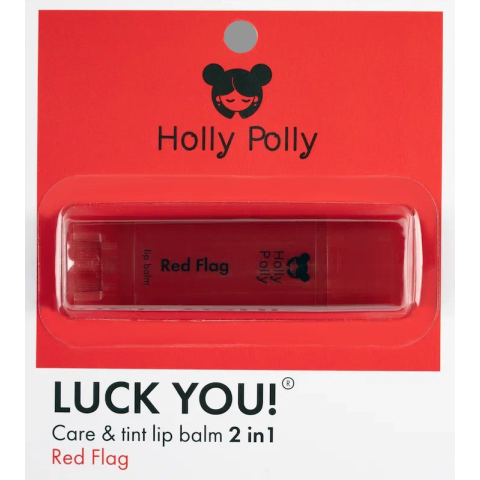 Holly Polly Оттеночный бальзам для губ красно-вишнёвый, 4,9 гр.