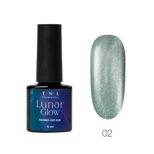 TNL Гель-лак Lunar Glow №02 - хрустально-оливковый, 6 мл.