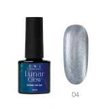 TNL Гель-лак Lunar Glow №04 - хрустально-серебристый, 6 мл.