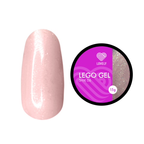 Lovely Lego Гель для наращивания и укрепления Shik №06, 15 гр.