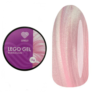 Lovely Lego Гель для наращивания и укрепления Aurora Bubblegum, 15 гр.
