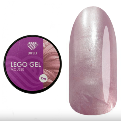 Lovely Lego Гель для наращивания и укрепления Aurora Mousse, 15 гр.
