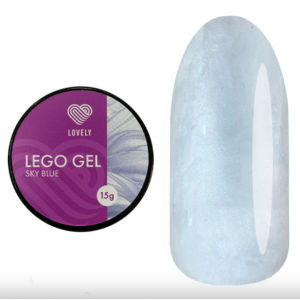 Lovely Lego Гель для наращивания и укрепления Aurora Sky Blue, 15 гр.