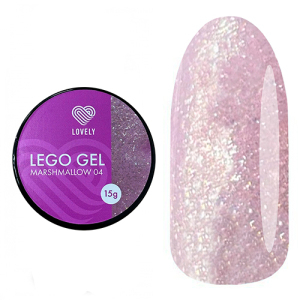 Lovely Lego Гель для наращивания и укрепления 04 Marshmallow, 15 гр.