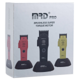 MRD-HC-3969ST green Машинка для стрижки, 7200 об/мин, нож 45 мм, 0,3-4,0 мм, 6 насадок