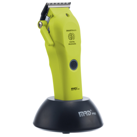 MRD-HC-3969ST green Машинка для стрижки, 7200 об/мин, нож 45 мм, 0,3-4,0 мм, 6 насадок