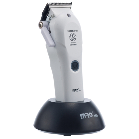 MRD-HC-3969ST white Машинка для стрижки, 7200 об/мин, нож 45 мм, 0,3-4,0 мм, 6 насадок