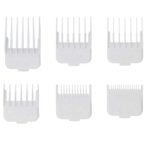 MRD-HC-3969ST white Машинка для стрижки, 7200 об/мин, нож 45 мм, 0,3-4,0 мм, 6 насадок