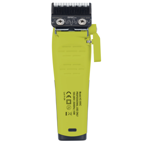 MRD-HC-999C green Машинка для стрижки, 9000-13000 об/мин, нож 45 мм, 0,3-4,0 мм, 6 насадок