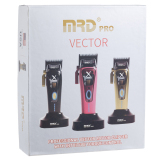 MRD-HC-999C green Машинка для стрижки, 9000-13000 об/мин, нож 45 мм, 0,3-4,0 мм, 6 насадок