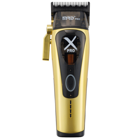 MRD-HC-999C gold Машинка для стрижки, 9000-13000 об/мин, нож 45 мм, 0,3-4,0 мм, 6 насадок