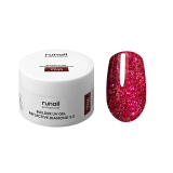 9965 RuNail Моделирующий УФ-гель светоотражающий BUILDER UV GEL REFLECTIVE DIAMOND 3.0, 15 гр.