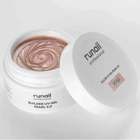 9959 RuNail Моделирующий УФ-гель с жемчужным эффектом, 15 гр.