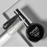 9908 RuNail Топ глянцевый Coat Effect Silver Potal, 9 мл.