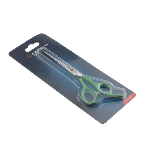 ML55-GN Ножницы парикмахерские прямые 5,5" зеленые