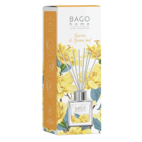 BAGO Диффузор ароматический Керрия и зеленый лист, 45 мл.