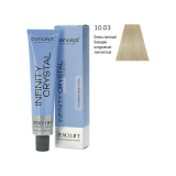 КОНЦЕПТ INFINITY CRYSTAL 10.03 Гелевый краситель, очень светлый блондин натурально-золотистый, 60 мл.