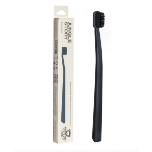 Зубная щётка Биоразлагаемая матовая, чёрная