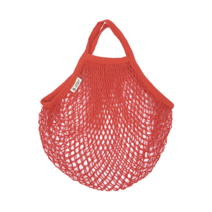 0065 Авоська с короткой ручкой, красная